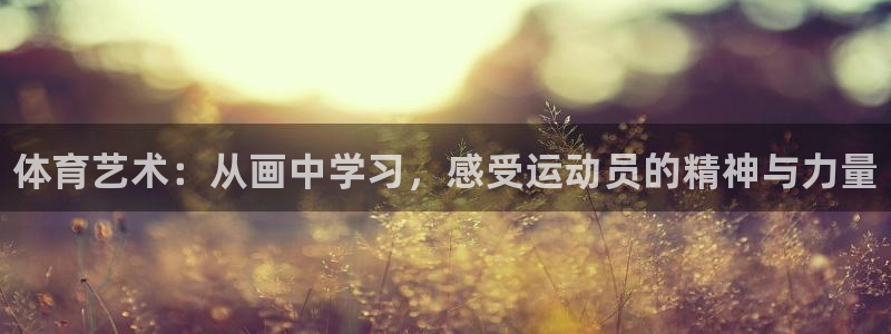 MK体育官网下载平台注册要钱吗是真的吗:体育艺术:从画中学习